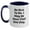 White/Navy, variant on Funny Chef Coffee Mug, Gifts from Friends to Chef, Be Nice To Me, Two Tone Coffee Mug, Birthday Unique Gifts for Men, Women, Coworkers, Family, and Friends