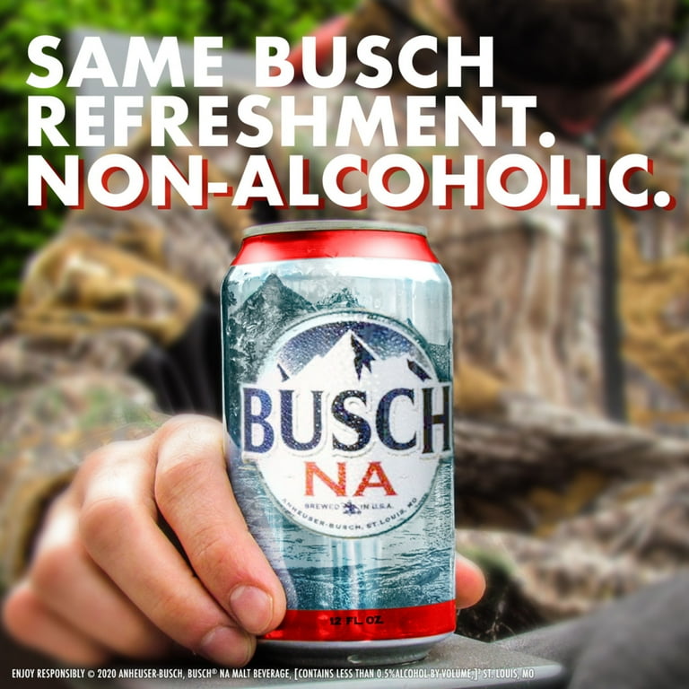 Busch Non Alcoholic Beer, 12 Pack, 12 Fl Oz Cans, Domestic,, 43 OFF