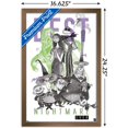 thumbnail image 3 of Disney Tim Burton's The Nightmare Before Christmas - Group Sketch Wall Poster, 14.725" x 22.375", Framed, 3 of 3