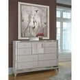 thumbnail image 2 of Michael Amini Hollywood Loft Upholstered Dresser in Frost Ivory, 2 of 7