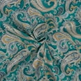 thumbnail image 3 of Better Homes & Gardens 100 % Cotton 54" Width Painterly Paisley Color Teal 8 Yds by the Bolt Fabric, 3 of 6