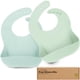 thumbnail image 1 of Food Bibs KeaBabies, paquete de 2 unidades, alimentación de silicona a prueba de agua, 1 of 9