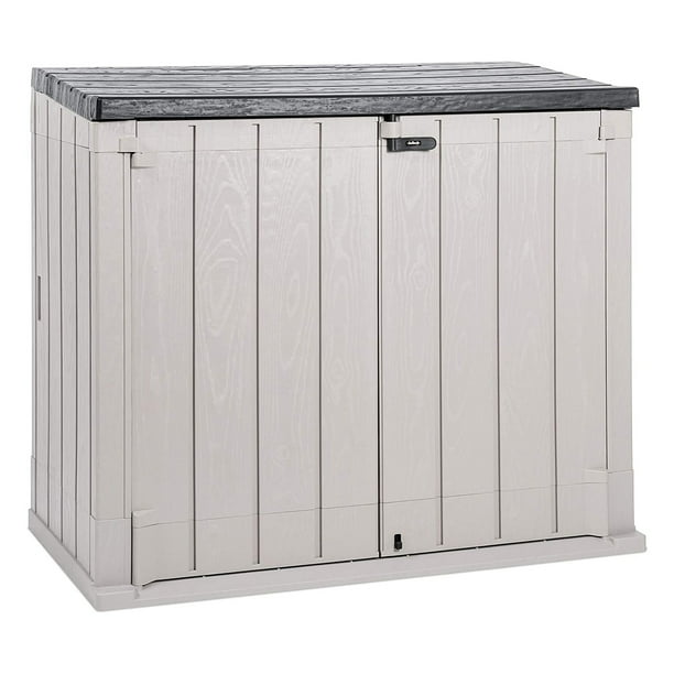 Toomax Stora Way All Weather Xl 5' X 3' Storage Shed Cabinet, Taupe 