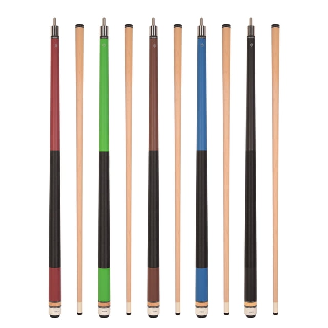 ASKA L2 Matte Pool Cue Stick Set of 5 - 58" Canadian Maple, Mixed Weights 18-21oz