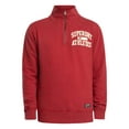 thumbnail image 6 of Superdry Vintage Athletic Half Zip Sweatshirt, Red, 6 of 6