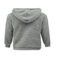 thumbnail image 4 of PENGXIANG Hommes Pull à Capuche en Molleton en Peluche Pull Léger en Viscose Pull Sweatshirt, 4 of 9