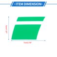thumbnail image 4 of Unique Bargains Reflective Bumper Decal Green Rectangle Stripe Pattern Reflective Car Sticker Personalized Decoration, 4 of 7