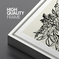 thumbnail image 2 of PixonSign Framed Canvas Print Wall Art Matisse Floral Nature Woman Portrait Abstract Shapes Illustrations Modern Art Decorative Minimal Relax/Calm for Living Room, Bedroom, Office - 16"x24" WHITE, 2 of 5