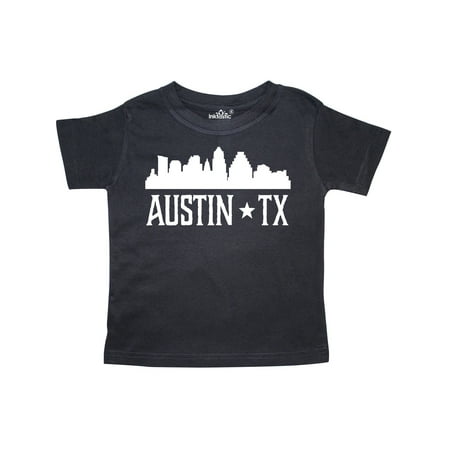 

Inktastic Austin Texas Skyline Silhouette TX City Gift Toddler Boy or Toddler Girl T-Shirt