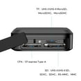 thumbnail image 5 of Ulanzi CRC10 3-in-1 USB 3.2 Gen 2 Card Reader & Storage Case CFA, SD, TF Card Holder with 10Gbps Transfer Speed, Aluminum Alloy, for Phone, Laptop, Tablet, 5 of 13