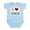 Sky Blue, variant on CafePress - I Love COCO Infant Bodysuit - Baby Light Bodysuit, Size Newborn - 24 Months