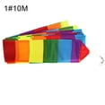 thumbnail image 2 of zhaomeidaxi 10/15/30m Kite Tail Colorful Practical Portable Ribbon Streamer Turning Tail Floating Tail for DIY Craft, 2 of 7