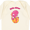 thumbnail image 4 of Inktastic Little Sister-dino Girls Long Sleeve Baby Bodysuit, 4 of 5