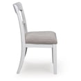 thumbnail image 5 of Signature Design by Ashley Chadworth Dining Upholstered Side Chairs, Set of 2, White Wood Frame with Polyester Seats, 5 of 8