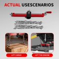 thumbnail image 2 of Steel Engine Hoist Load Leveler, 0.5M Small Engine Lift Balance with Ball Bearing and Adjustable Handle, Heavy Duty Auto Shop Engine Lifting Tool, 2 of 7