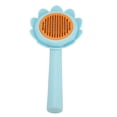 thumbnail image 2 of Dog Shedding Brush, Slicker Dog Brush Comfortable Grip Flower Shape Large Button  For Pet Supplies, 2 of 8