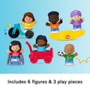 Fisher-Price Little People Play for All Figure and Accessory Pack for Toddlers, 9 Pieces