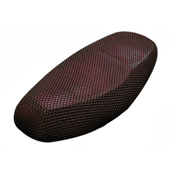 Unique Bargains XL Red Black Motorcycle Net  Cover Breathable Protector Cushion for Yamaha