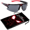 thumbnail image 1 of Gafas de sol Marvel Spiderman para niños, elegantes, cómodas y duraderas, con protección UV y funda de transporte blanda, con licencia oficial, 1 of 7
