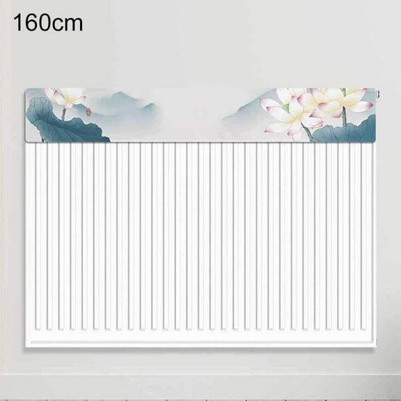 Elegant Dustproof Radiator Cover: Soft, Stylish & Functional Home Decor! 160cm