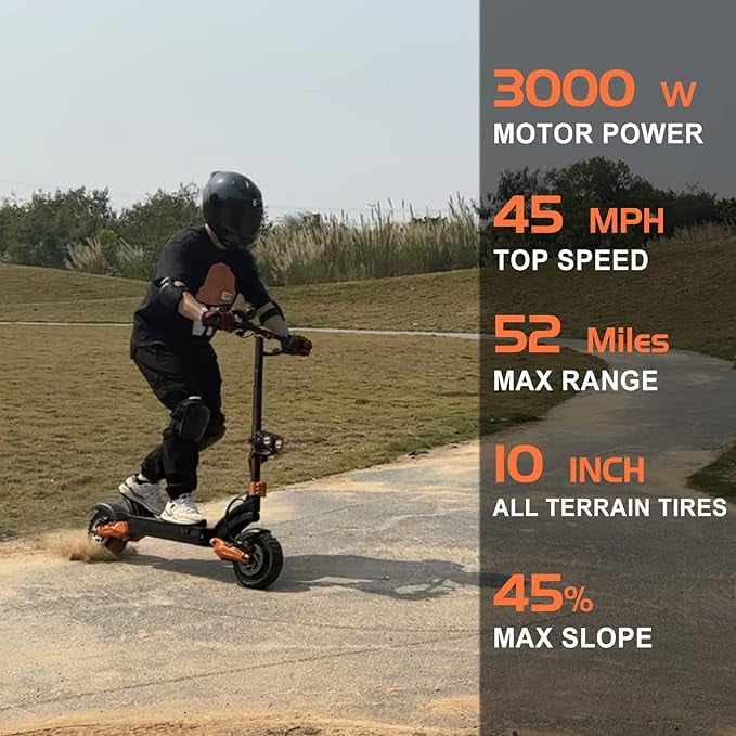 MetaMoov ZO08 E-Scooter for Adults, 3000w, 45mph Speed, 52mi MetaMoov ZO08 E-Scooter for Adults, 3000w, 45mph Speed, 52mi