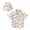 C37 White, variant on Gbsyewxs Shirts For Girls Crew Neck Short Sleeve Hawaiian Print Tops With Hat 2 Piece Fashion Summer Toddler Girls Tees Blue Size 18-24 Months