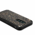 thumbnail image 4 of GSA Frozen Gold Glitter Slim Hybrid Case For LG Stylo 5 - Black, 4 of 4