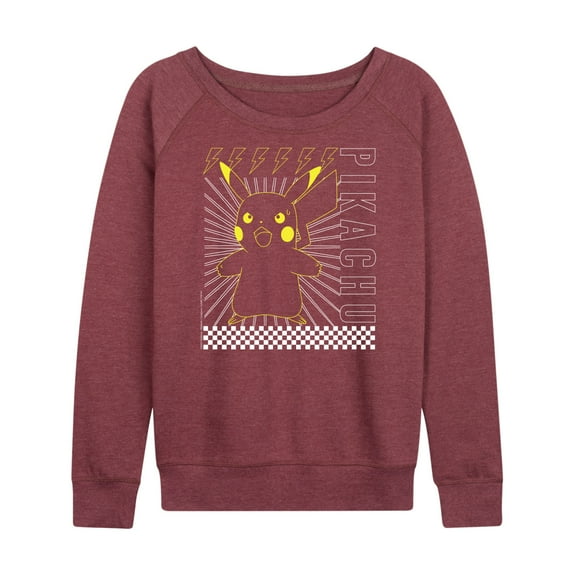 Pokémon - Pikachu Electric Bolt - Women's Lightweight French Terry Long Sleeve Shirt