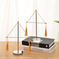 thumbnail image 4 of Office Desk Flag Rack Metal Table Flag Rack Telescopic Flagpole Flag Rack (Metal + Glass Base), 4 of 7