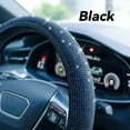 thumbnail image 3 of TVTUTPWY Car Steering Wheel Covers, Universal Accessory for Most Car Steering Wheel, Black Diamond, 3 of 3