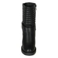 thumbnail image 4 of Nature Breeze BH17 Women Leatherette Padded Shaft Hidden Wedge Mid Calf Riding Boot, 4 of 6