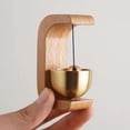 thumbnail image 3 of Timbre de madera Bearachild resistente a impactos para puerta de dormitorio estilo Retro oscuro, 3 of 6