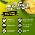 thumbnail image 2 of FishSki Provisions Easy Cheddar Grits, Jalapeno Hatch Green Chile, Granules, Shelf-Stable, Bag, 6 oz, 6 pack, 2 of 5