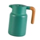 thumbnail image 1 of Cafetera térmica de acero inoxidable de 1,3 l con tetera y termo para leche Verde, 1 of 7
