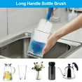 thumbnail image 5 of TSV 16pcs Bottle Cleaning Brush Set, Long Handle Bottle Cleaner for Narrow Neck Wine/Beer Bottles, Cup, Kettle Spout, Straw Brush, Blue, 5 of 8
