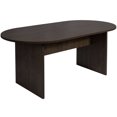 thumbnail image 1 of Gymax 69" X 35" Table de Conférence Ovale Racetrack Table de Réunion Expresso, 1 of 10