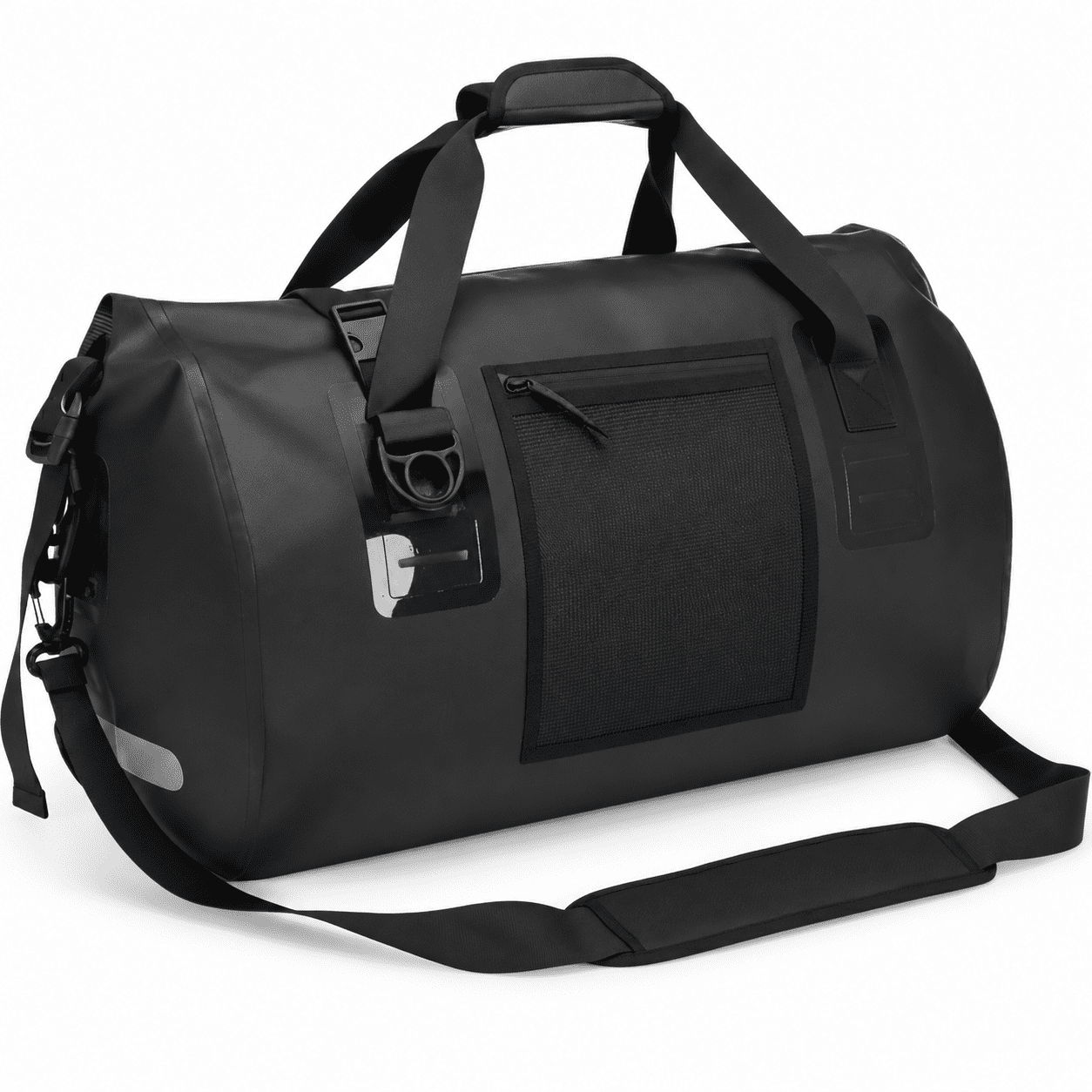 Black 90L Waterproof Dry Bag Duffel for Marine Boating Kayaking Fishing Canoeing