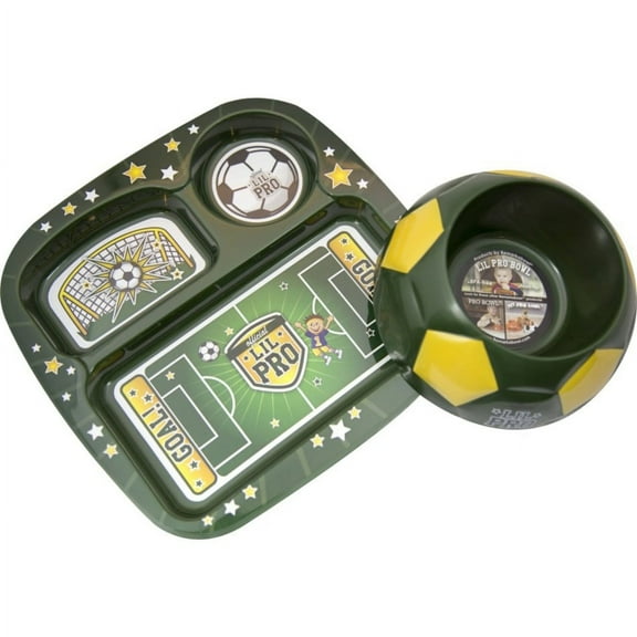 Remarkabowl, Lil Pro Dish Set, Soccer, Green