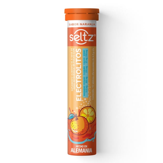 Electrolitos tabletas efervescentes sabor Naranja c/13 tabletas