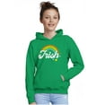 thumbnail image 3 of St Patricks Day Irish Rainbow Clover Kids Hoodie Sweatshirt Girls Teen Brisco Brands XS, 3 of 5