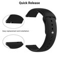 thumbnail image 4 of Amdohai 22mm Sport Watch Band Quick Release Replacement Smart Watch Strap Soft Silicone Wristband, 4 of 9