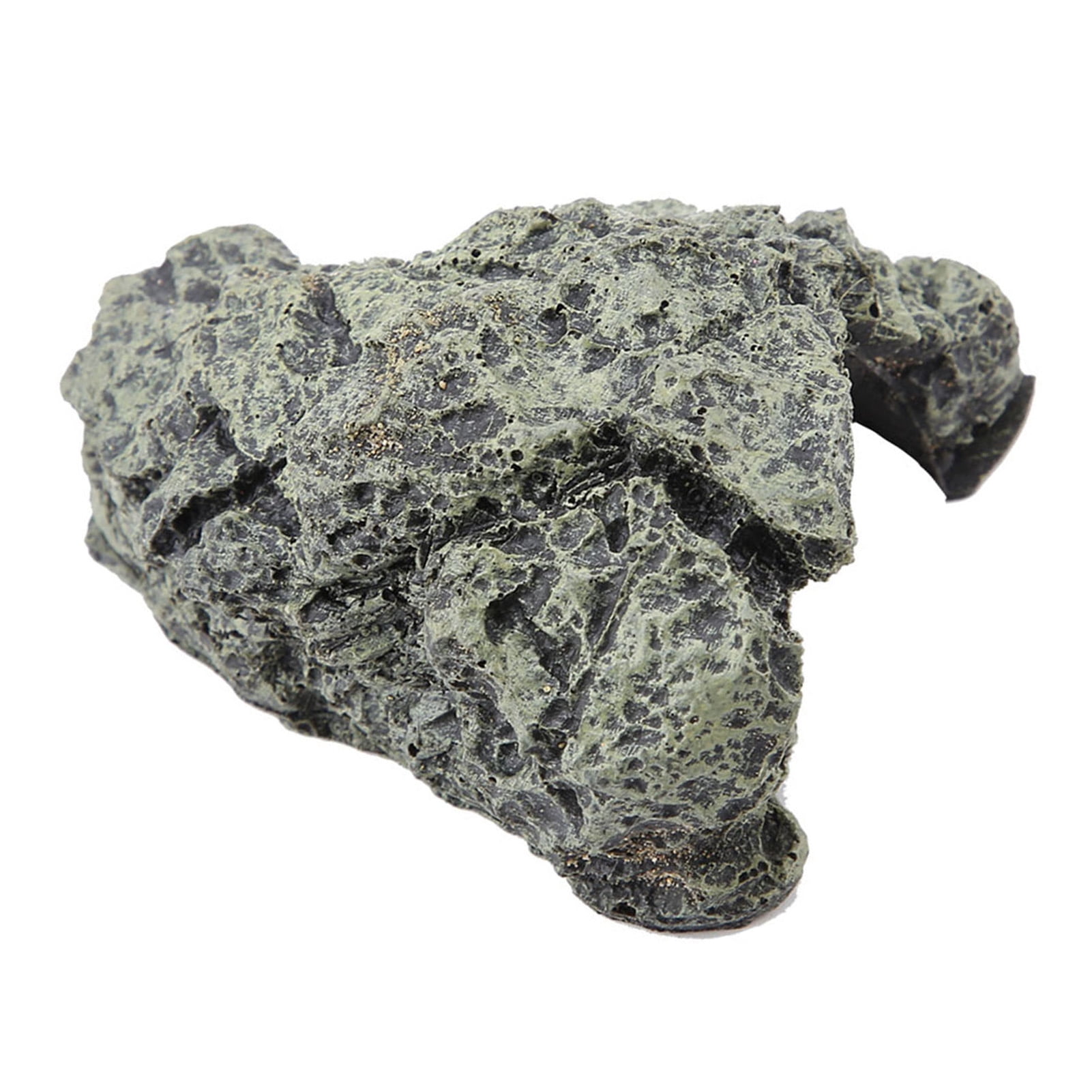 NFTIGB Fish Hiding Cave Aquarium Turtle Reptile Basking Hide Habitat Decoration Ornament Small Cave Natural Looking Stone Decor for Terrarium Environment