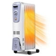 thumbnail image 1 of Gymax 1500W Oil Filled Space Heater Radiator w/ Adjustable Thermostat Home Office, 1 of 9
