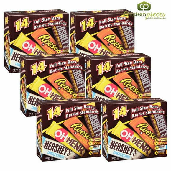 Hershey's Barres Format Régulier 674 G/1,49 Lb