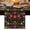 Black, variant on Bohemian Table Runner 72 Inches Long, Red Green Tribal Mexican Abstract Flower Kitchen Coffee Dining Table Decoration for Home Party Birthday Wedding Home Decor 16x72 Inches