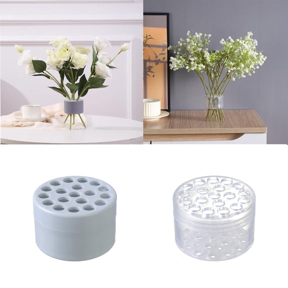 2Pcs Spiral Ikebana Stem Holder S L Green Flower Arrangement Tools