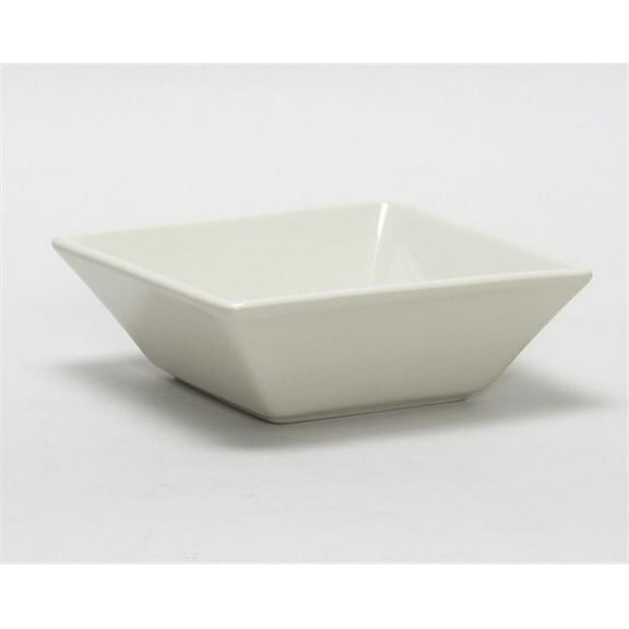 Tuxton China BEB-250H 6.5 in. Square Bowl 25 oz. - Eggshell - 1 Dozen