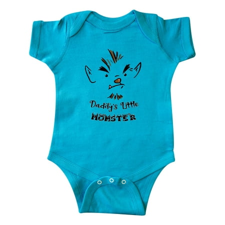 

Inktastic Halloween Baby Werewolf Daddy s Little Monster Gift Baby Boy or Baby Girl Bodysuit