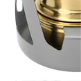 thumbnail image 3 of Mini Alcohol Stove Brass and Aluminum Alloy Windproof Portable Widely Used for Camping Cooking Gray, 3 of 4
