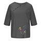 thumbnail image 3 of Blusas de Manga Corta para las Mujeres Impresas Cuello Redondo Camiseta Casual, Blusa de Algodón de Imitación para las Mujeres, 3 of 4